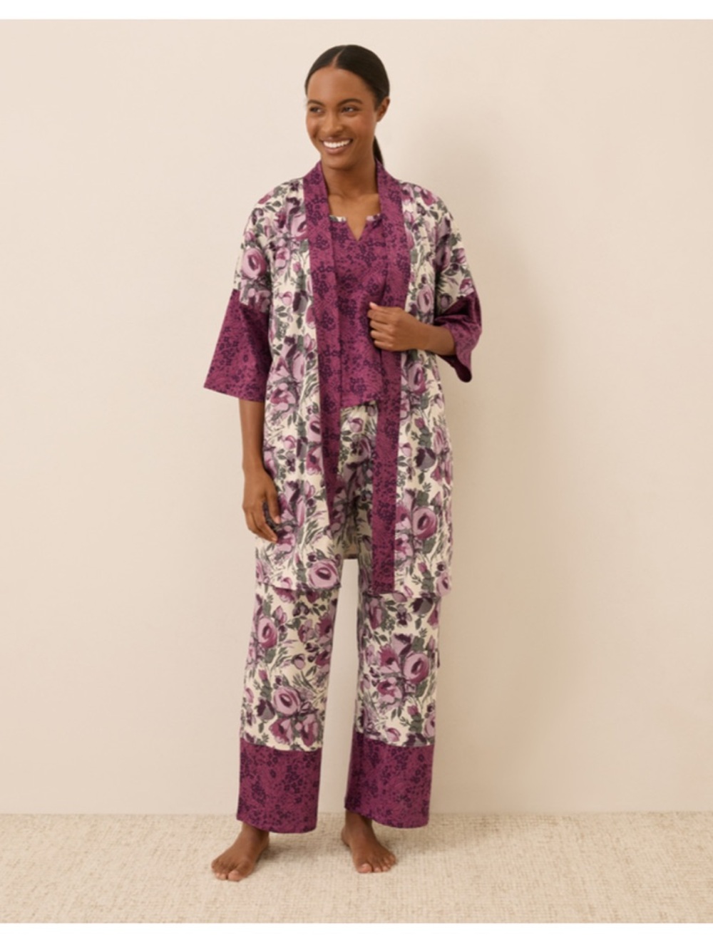 Pact Organic Staycation Short Robe - Picture 9 of 14